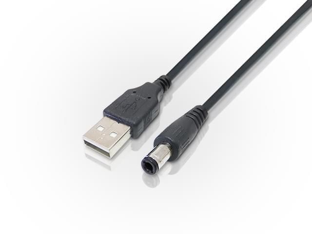 CABLE DE ALIMENTACION USB AM A PLUG 2.5 MM 1 MTS NS-CAUSP25 NISUTA