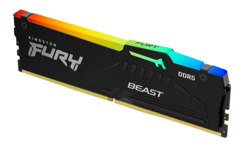 MEM DDR5 RGB 16GB 5600MHZ KINGSTON FURY BEAST CL40 KF556C40BBA-16