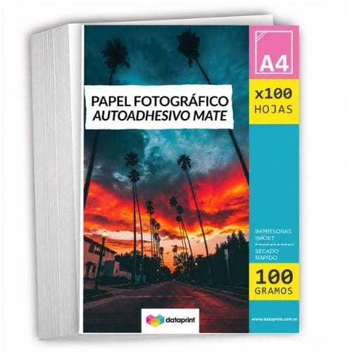 PAPEL A4 AUTOADHESIVO 100GR GTC 100 HOJAS