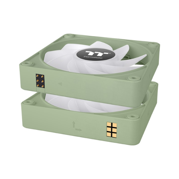 COOLER CHASIS 120MM THERMALTAKE CT120 EX ARGB (PACK X3) MATCHA GREEN 2000RPM CL-F196-PL12MG-A