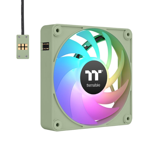 COOLER CHASIS 120MM THERMALTAKE CT120 EX ARGB (PACK X3) MATCHA GREEN 2000RPM CL-F196-PL12MG-A