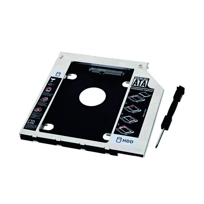 CADDY 9.5MM SEGUNDO DISCO SATA 2.5 HDD O SSD WINDOWS NS-CADW9 NISUTA