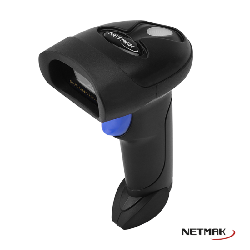 LECTOR DE CODIGO DE BARRAS INALAMBRICO NM-LC308 QR USB 2D