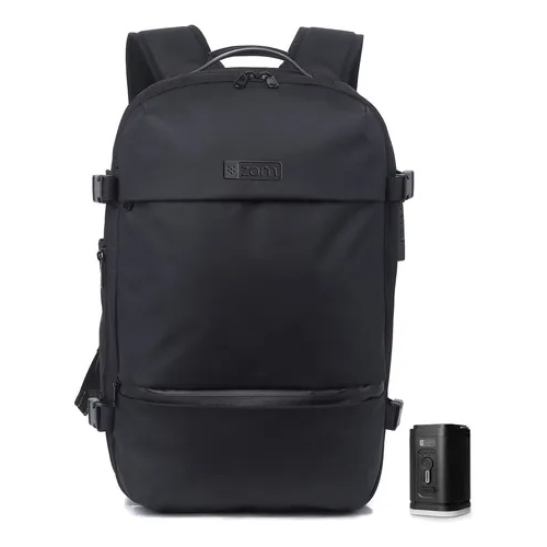 MOCHILA NOTEBOOK 17.3" VACZOM CON SISTEMA COMPRESION AL VACIO- INCLUYE AIR PUMP  ZOM  ZB-V611BK COLOR NEGRO