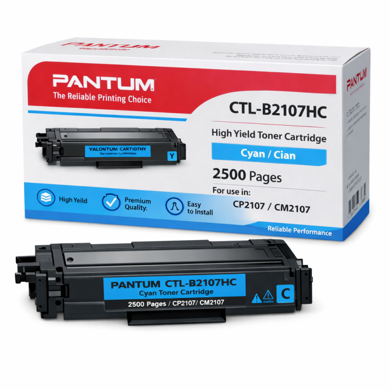 TONER PANTUM CTL-B2107HC CYAN 1.000PAG P/ CP2107DW