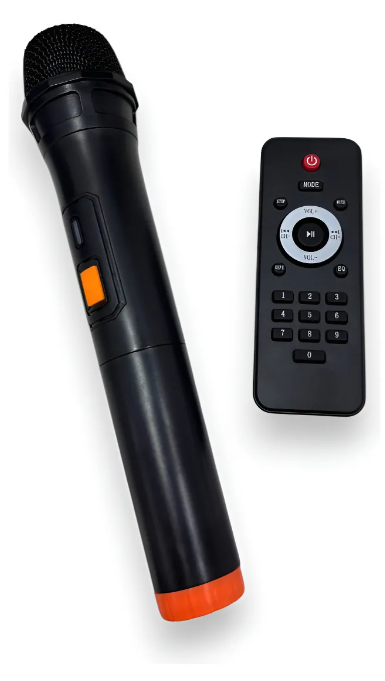 PARLANTE BT PORTATIL KIOTO TW2808 X2 8" USB-MP3-FM-TWS-MIC- C/REMOTO  60W RMS