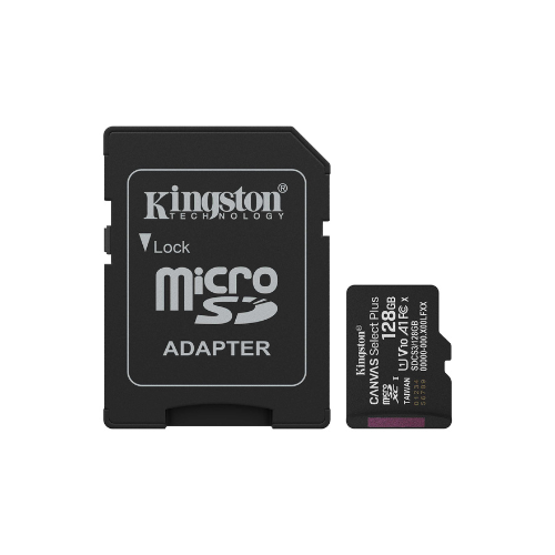 MEM MICRO SDXC CL10 128GB U1 V10 A1 KINGSTON CANVAS SELECT PLUS SDCS3 150MB C/ADAPTADOR