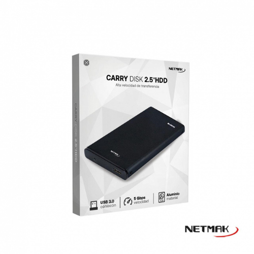 CARRY DISK 2.5 SATA 3.0 NM-CASEAL ALUMINIO
