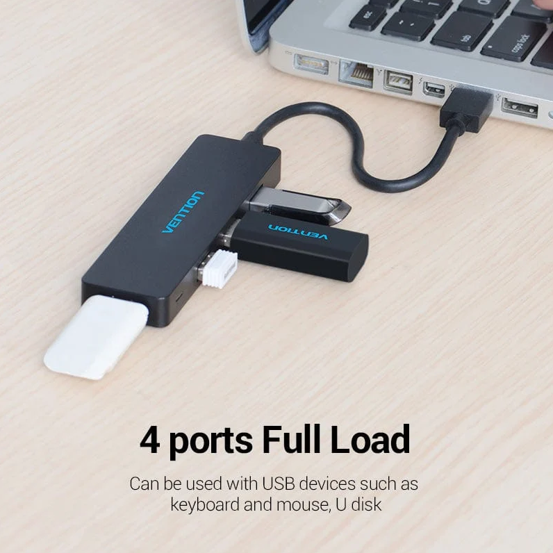 HUB USB 3.0 4P VENTION J43-B015 CH-VN-CHKBB