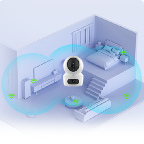 CS CAMARA IP WIFI H7C DUAL DOMO PT 3MPX INTERIOR (CS-H7C-R100-8G44WF) 2K+2K EZVIZ