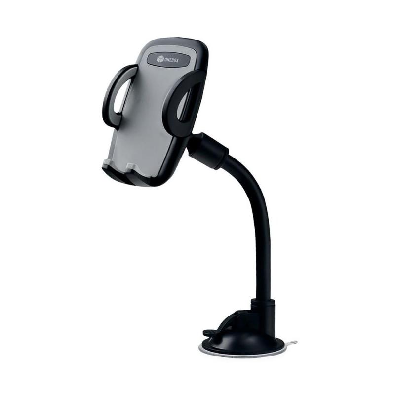 SOPORTE CELULAR P/AUTO EXTENSIBLE CON VENTOSA ONE BOX OB-CV3
