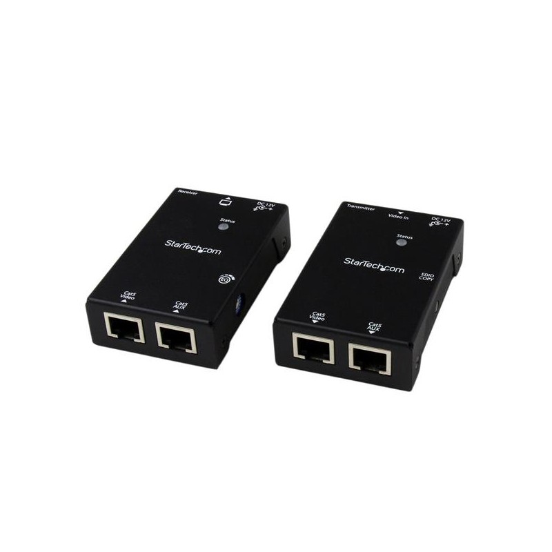 EXTENSOR HDMI HASTA 50MT POR 1 UTP CAT 5 INCLUYE FUENTE 5V