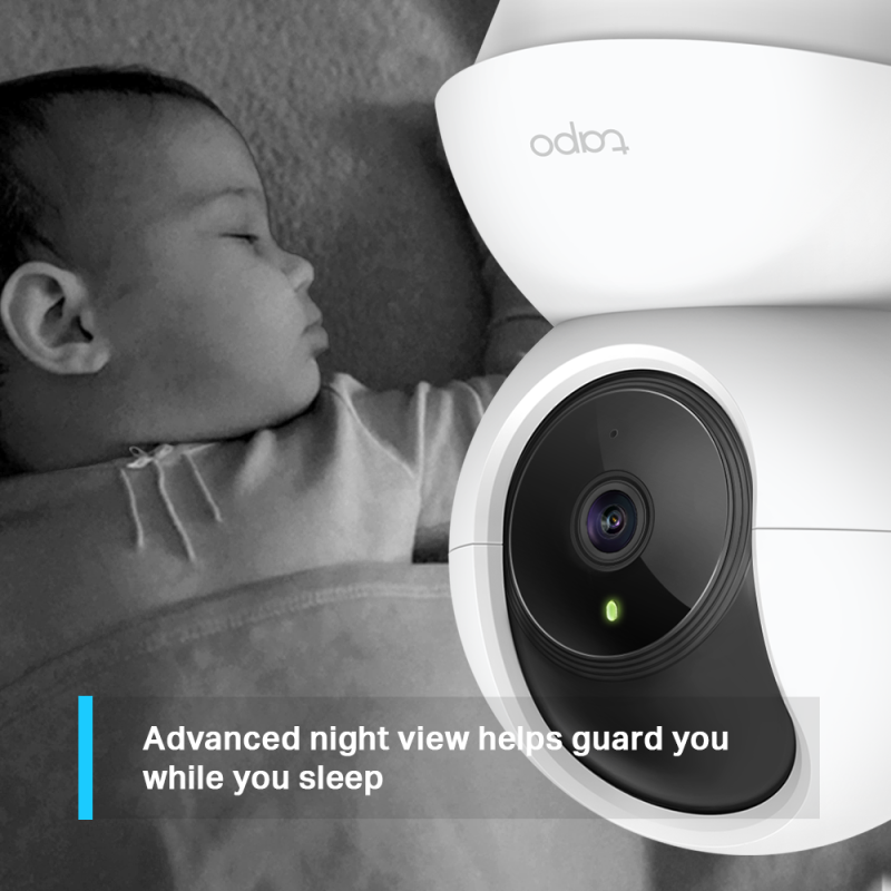CS CAMARA IP WIFI TAPO C200 1080P 2MPX MICROSD MOVIMIENTO 360 P/ INTERIOR