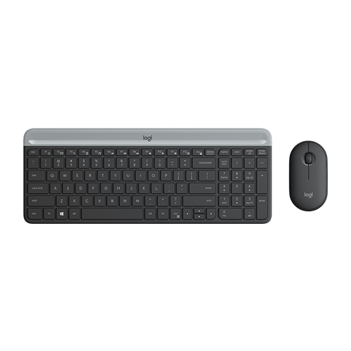 TEC+MOUSE WIFI LOGITECH MK470 SLIM BLACK