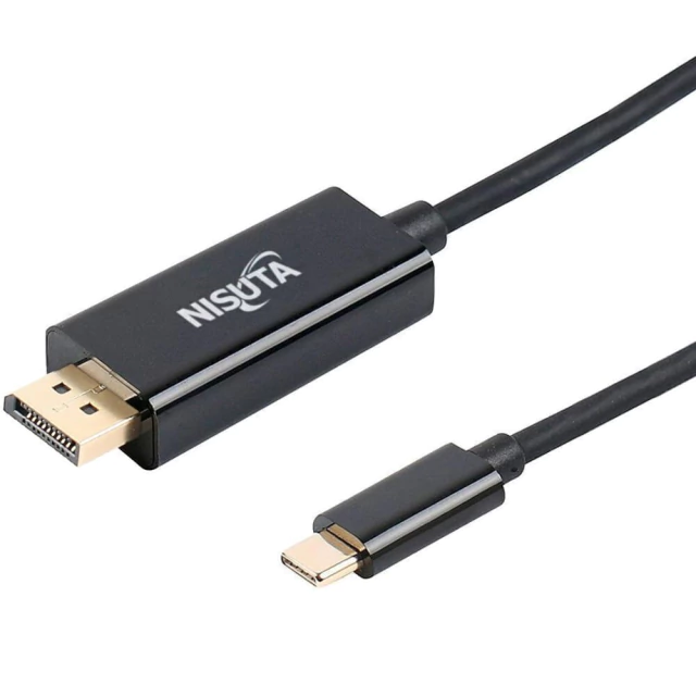 CABLE USB TIPO C A DISPLAYPORT 4K 1.8M NSCAUSCDP2 NISUTA