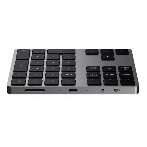 TECLADO EXTENDIDO RECARGABLE BT SPACE GRAY SATECHI PREMIUM