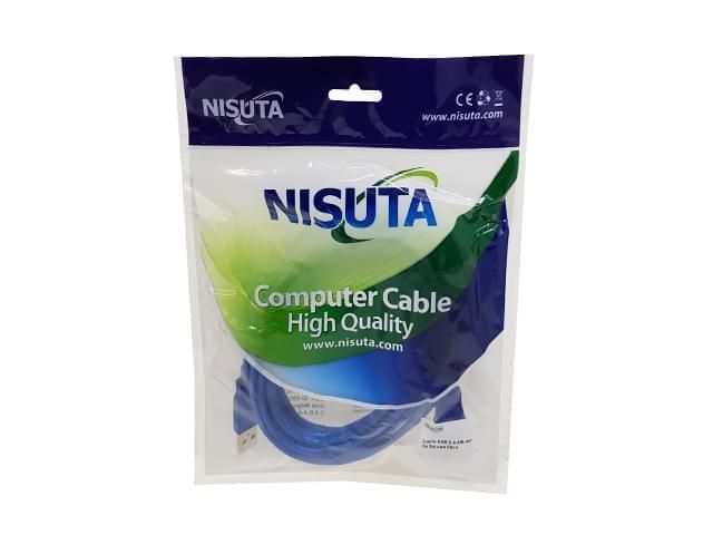 CABLE EXTENSION USB 2.0 REAL 5MT NISUTA NSCALUS5R