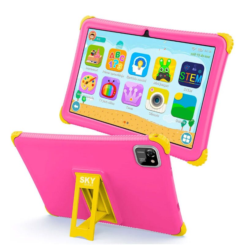 TABLET SKY KIDS PRO1 10" 4GB 64GB LTE/4G ANDROID ROSA + FUNDA