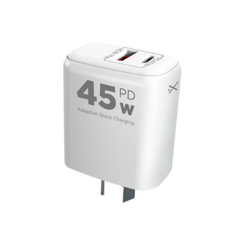 CARGADOR  45W  XAEA OPTIMUM MODX-B016 / MOD501 1 USB  +1 TIPO C COLOR BLANCO