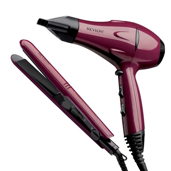 KIT SECADOR DE PELO + PLANCHITA  REVLON RVDR5230LA2AV1 2000W