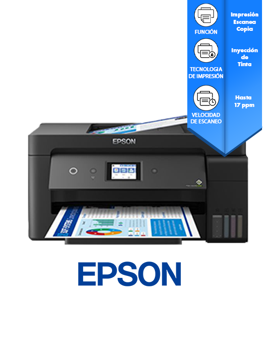 IMPRESORA EPSON L14150 SISTEMA CONT WIFI MULTIFUNCION A3