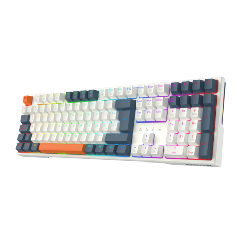 TECLADO USB GAMER REDRAGON K668 TRUNDLE  K688WBO-RGB-SP