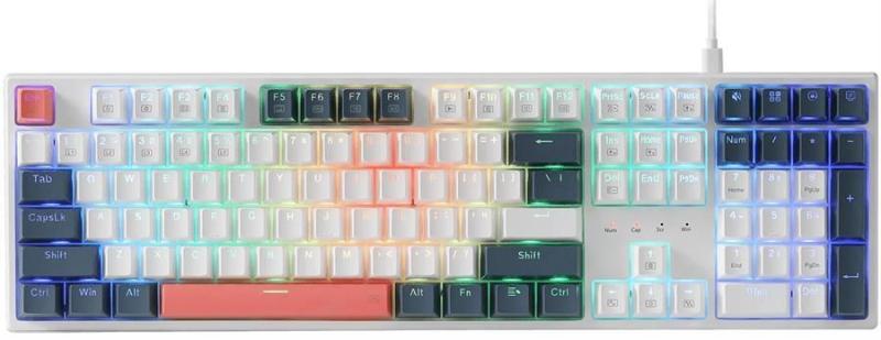 TECLADO USB GAMER REDRAGON K668 TRUNDLE  K688WBO-RGB-SP