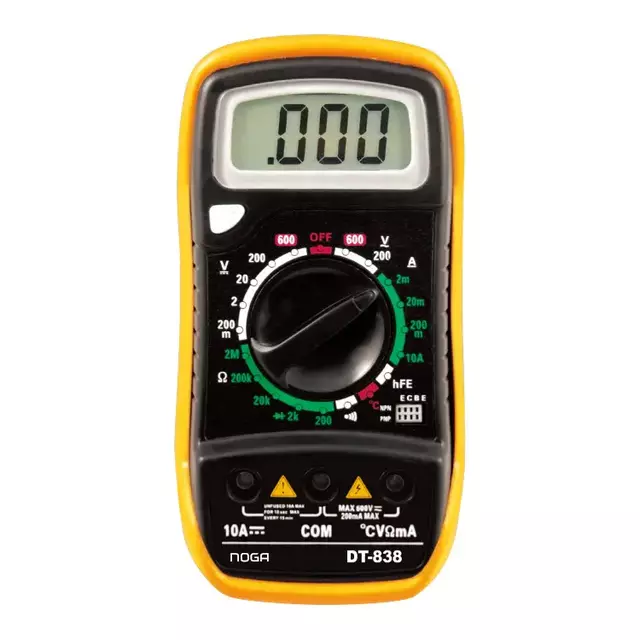 TESTER DE VOLTAJE CON TEMPERATURA DT-838 NOGA