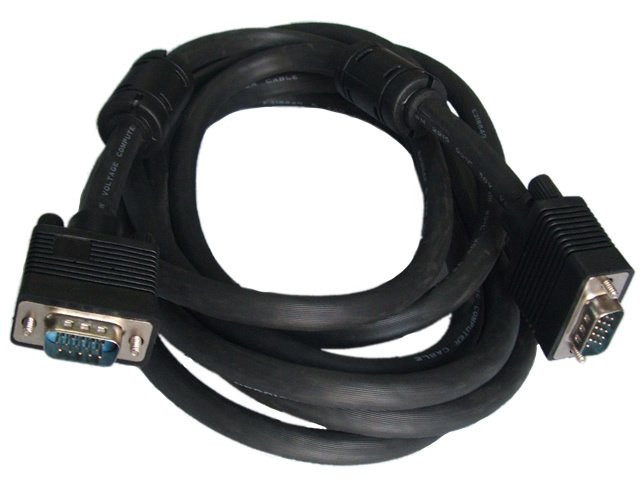 CABLE VGA DB15 MACHO A MACHO 5MT C/FILTRO GENERICO
