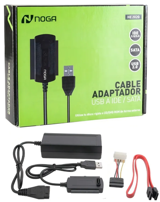 CONVERSOR SATA/IDE A USB 2.0 NETMAK NM-C61