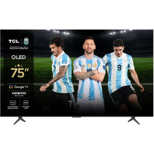 TV QLED 75" TCL UHD GOOGLE TV-RV 75P8K