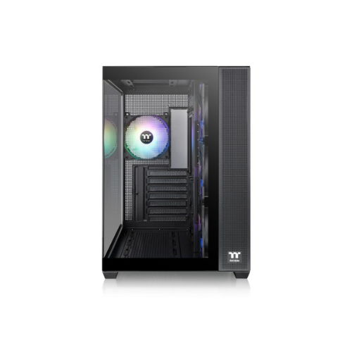 GABINETE (GM) MID TOWER THERMALTAKE VIEW 380 BLACK / TG X2 / FAN ARGB X4 (3+1) / VGA 415MM / CA-1Z2-00M1WN-00