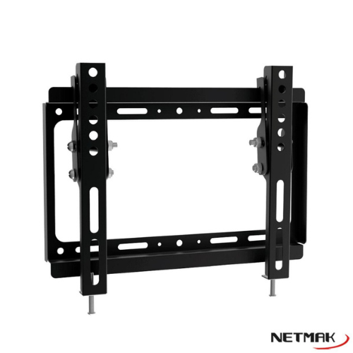 SOPORTE TV PARED FIJO C/INCLINACION 23 A 43 " HASTA 35KG VESA HASTA 200*200 NETMAK ST-31