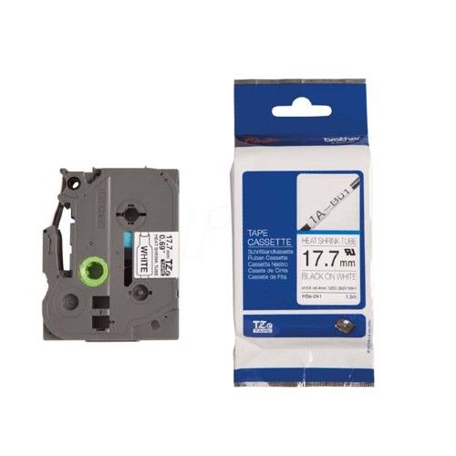 CINTA BROTHER HSE241EU TERMOCONTRAIBLE N/B 18MM