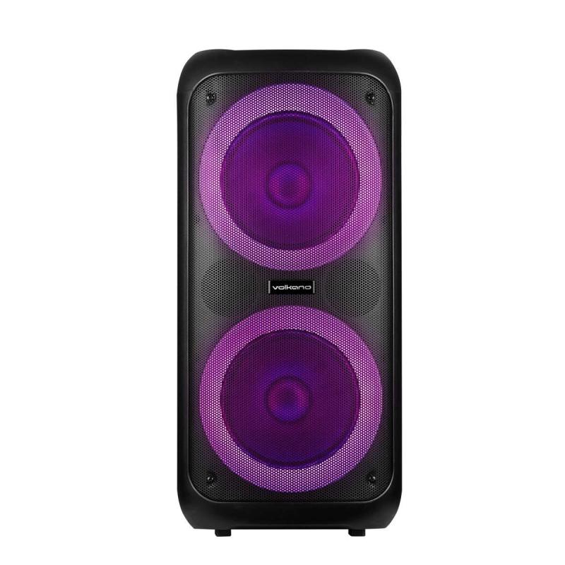 PARLANTE BLUETOOTH VOLKANO DUAL 8" 40W RMS VK-3901-D8