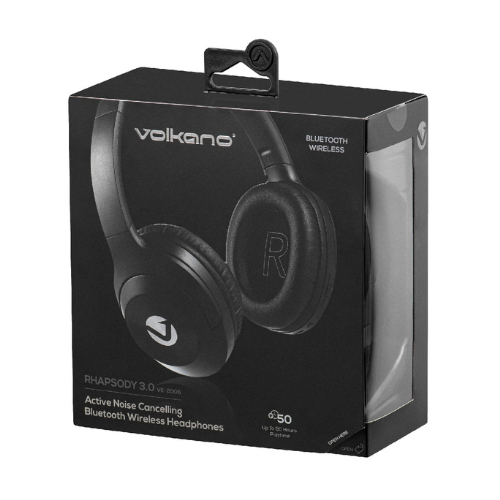 AURICULAR BLUETOOTH VOLKANO RHAPSODY 3.0 VK-2006-BK NOISE CANCELLING