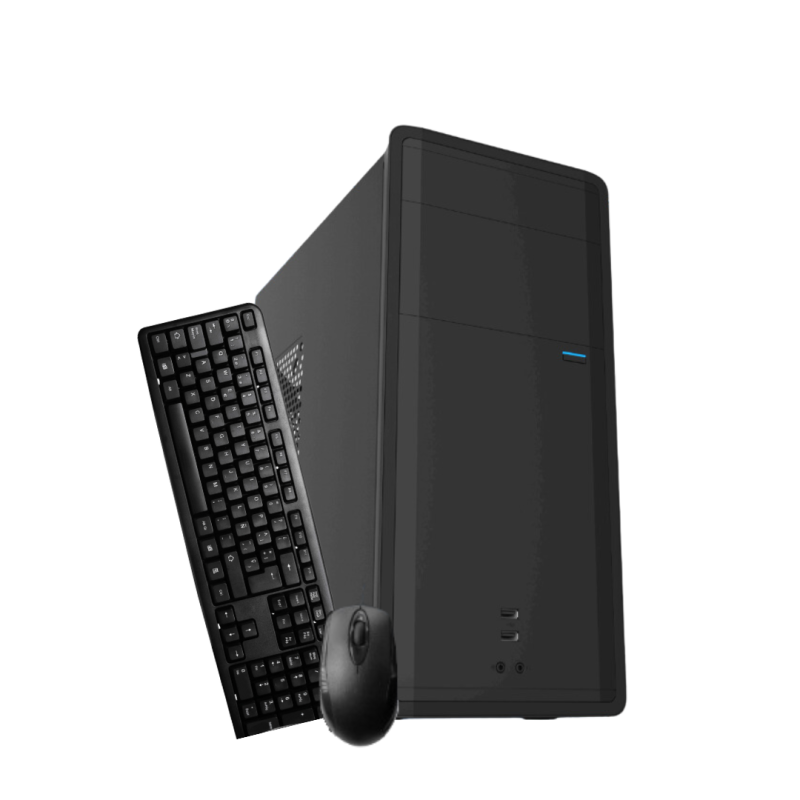 PC AMD ATHLON 3000G 3.5GHZ/ WIN11 PRO (DSP)/ A520/ 8GB 3200MHZ/ SSD 240GB/ GAB KIT 500W+MOU+TEC