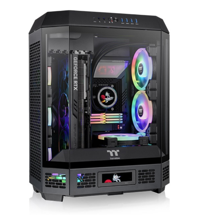 GABINETE (GM) TOWER THERMALTAKE THE TOWER 600 BLACK TG*3 CA-1Z1-00M1WN-00