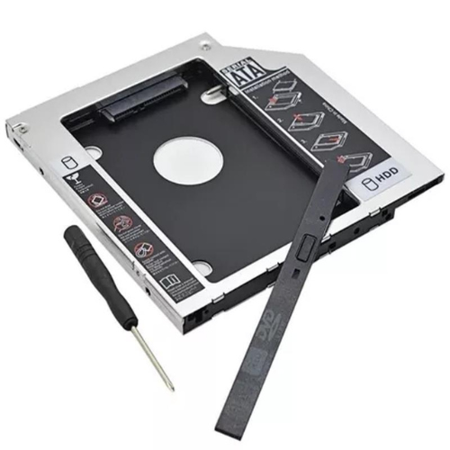 CADDY 12.7MM SEGUNDO DISCO SATA 2.5 HDD O SSD WINDOWS NM-CAD2 NETMAK
