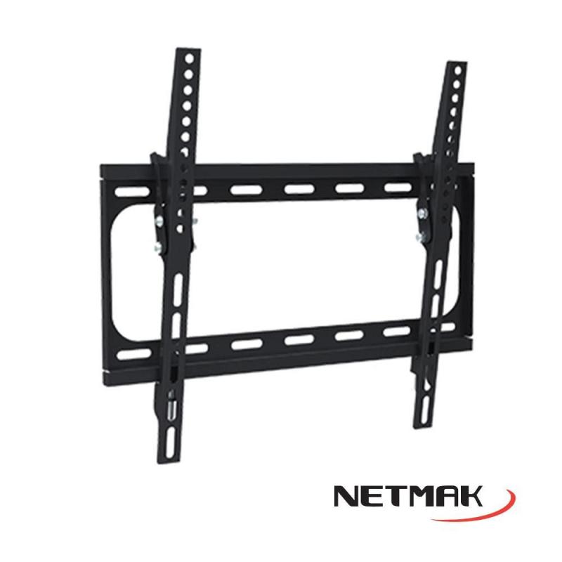 SOPORTE TV PARED FIJO C/INCLINACION  32 A 55" HASTA 40KG VESA HASTA 400*400  NETMAK NM-ST09