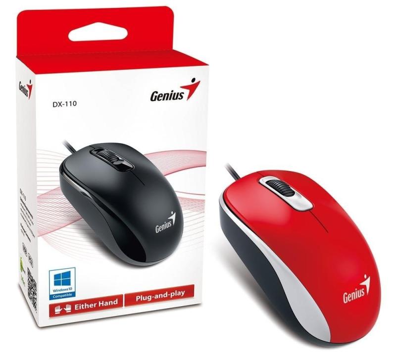 MOUSE GENIUS USB DX-110/120 ROJO