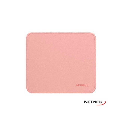 PAD MOUSE LISO NEGRO CON LATERALES BORDADOS - PAD3 ROSADO