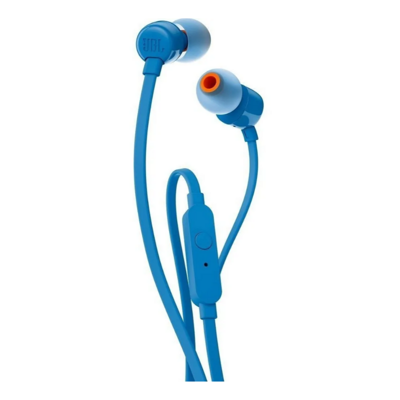 AURICULAR JBL T110 AZUL C/MIC