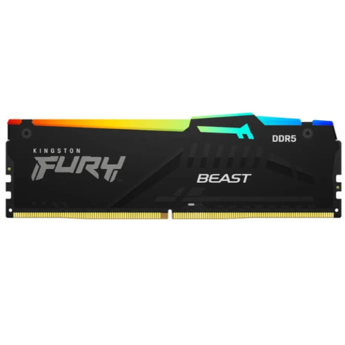 MEM DDR5 16GB 6000MHZ KINGSTON FURY BEAST BLACK RGB