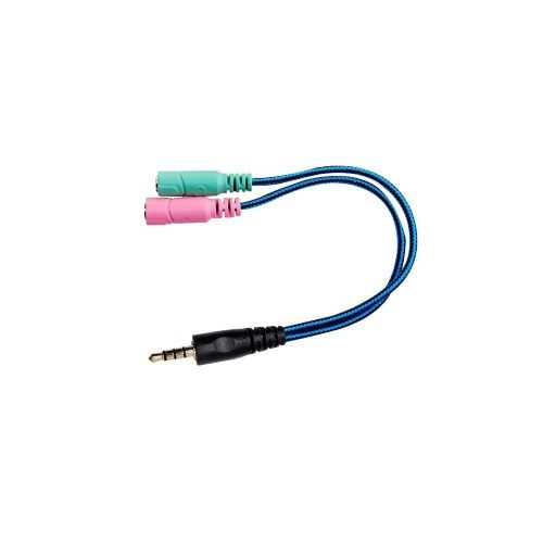ADAPTADOR PLUG 2H A 1M STEREO 4 PINES NISUTA NSADST3ST2