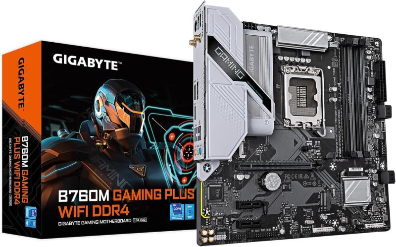 MB GIGABYTE B760M GAMING PLUS WIFI DDR4 M-ATX S1700