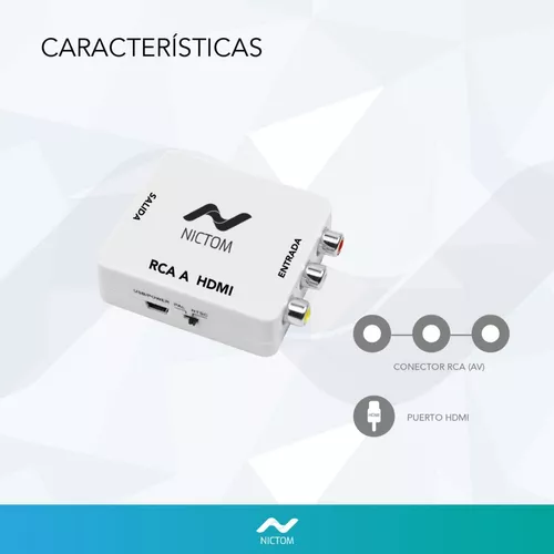 CONVERSOR RCA A HDMI