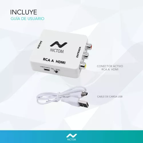 CONVERSOR RCA A HDMI