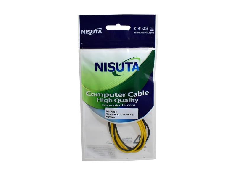 CABLE ADAPTADOR 8 PINES A 6 PINES PARA PLACA VGA NSAD86