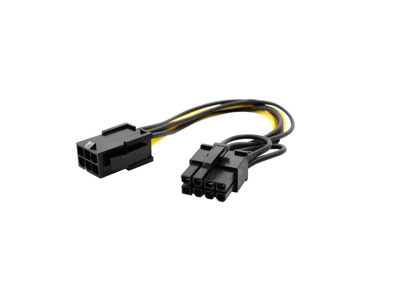 CABLE ADAPTADOR 8 PINES A 6 PINES PARA PLACA VGA NSAD86